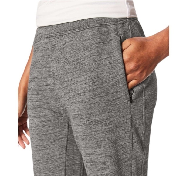 Lululemon Free To Roam Jogger Heathered Gray French Terry Size 8 - Picture 9 of 11